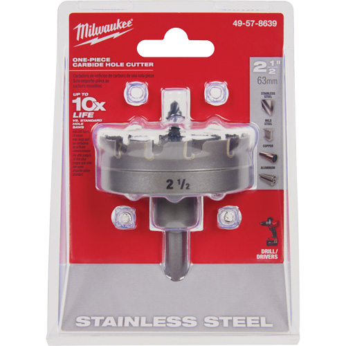 One-Piece Carbide Hole Cutters, 2-1/2", 3/16" Depth of Cut PB Rental Co. Ltd.