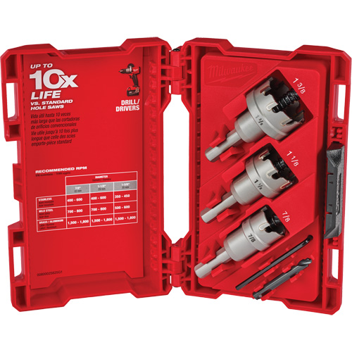 One-Piece Carbide Hole Cutter Set, 4 Pieces, Carbide PB Rental Co. Ltd.