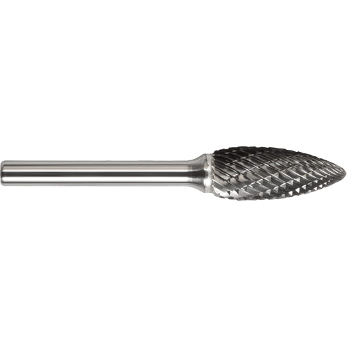 Drillco&reg; Magnum Double Cut Solid Carbide Burr, SF-1, 1/4" Dia., 5/8" Depth of Cut PB Rental Co. Ltd.