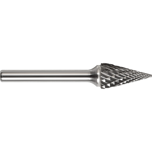 Drillco&reg; Magnum Double Cut Solid Carbide Burr, SM-5, 1/2" Dia., 1/4" Shank, 7/8" Depth of Cut PB Rental Co. Ltd.