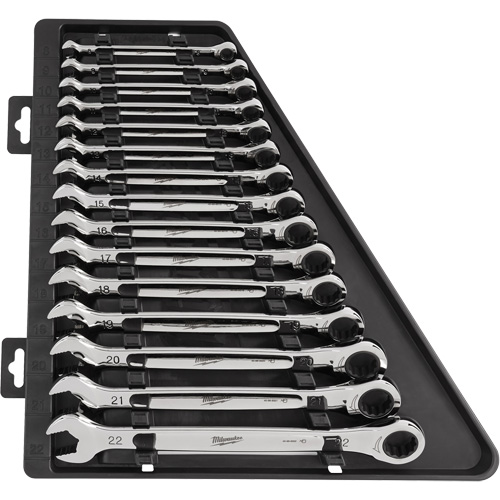 Ratcheting Wrench Set, Combination, 15 Pieces, Metric PB Rental Co. Ltd.