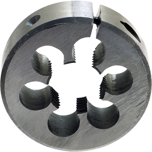 Fili&egrave;re ronde ajustable pour tuyaux Drillco, Filet de 1/8"-27, Acier rapide PB Rental Co. Ltd.