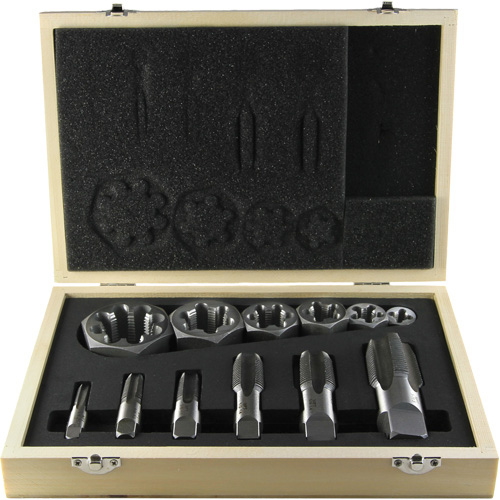 DRILLCO Pipe Tap Set, 12 Pieces PB Rental Co. Ltd.