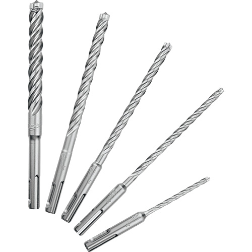 MX4 4-Cutter Rotary Hammer Drill Bit Kit, 5 Pieces, Carbide PB Rental Co. Ltd.