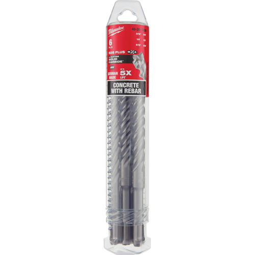 MX4 4-Cutter Rotary Hammer Drill Bit Kit, 6 Pieces, Carbide PB Rental Co. Ltd.