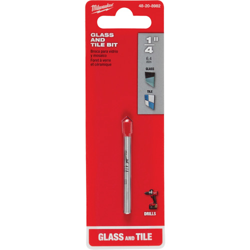 Glass & Tile Bit, 1/4", Carbide PB Rental Co. Ltd.