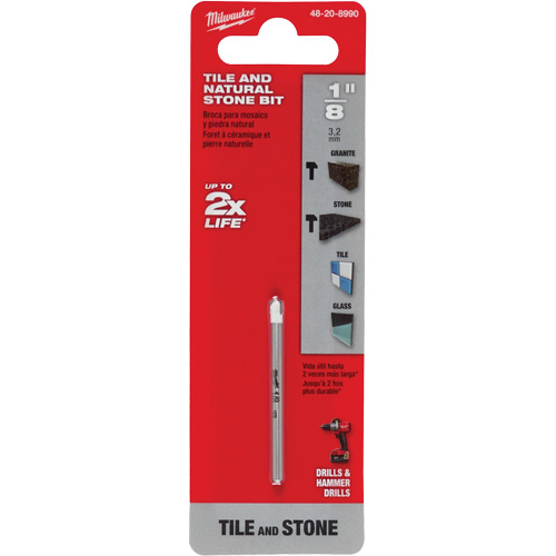 Natural Stone Bit, 1/8", Carbide PB Rental Co. Ltd.