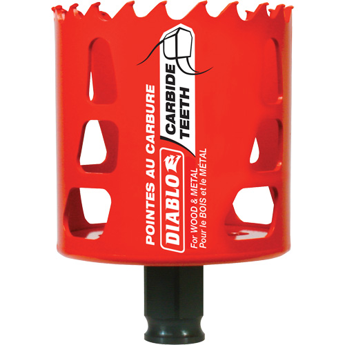 Wood & Metal Hole Saw, 2-1/2", 2-3/8" Depth of Cut, Carbide PB Rental Co. Ltd.