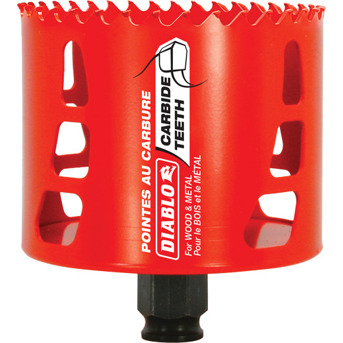 Wood & Metal Hole Saw, 3-1/4", 2-3/8" Depth of Cut, Carbide PB Rental Co. Ltd.
