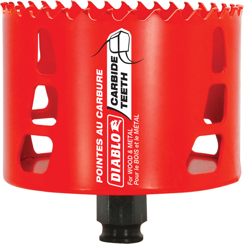 Wood & Metal Hole Saw, 3-5/8", 2-3/8" Depth of Cut, Carbide PB Rental Co. Ltd.
