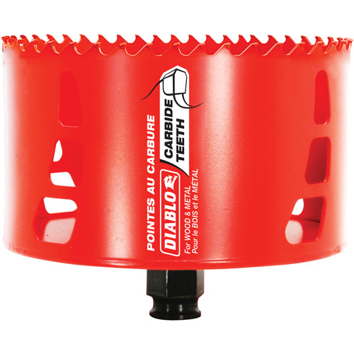 Wood & Metal Hole Saw, 4-1/2", 2-3/8" Depth of Cut, Carbide PB Rental Co. Ltd.