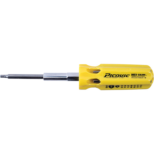 Hex-Calibre SAE Multi-Bit Screwdriver, Plastic Handle PB Rental Co. Ltd.