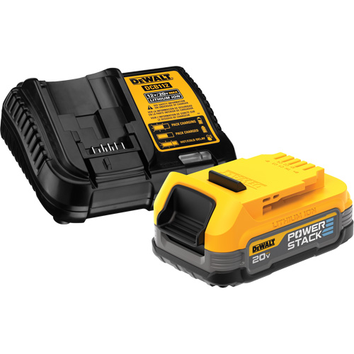 Ensemble de batterie et chargeur compacts Max* Powerstack, Lithium-ion, 20 V, 1,7 A PB Rental Co. Ltd.