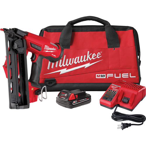 N&eacute;cessaire de clouage en biais M18 Fuel pour clous de finition de calibre 16, 18 V, Lithium-ion PB Rental Co. Ltd.