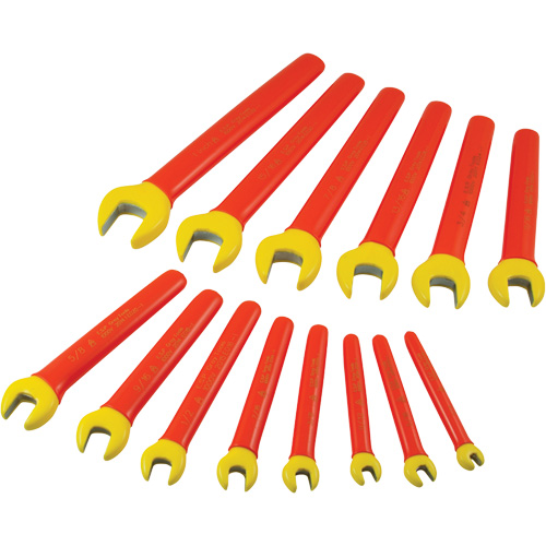Insulated SAE Open End Wrench Set, 1000 V, 14 Pcs PB Rental Co. Ltd.
