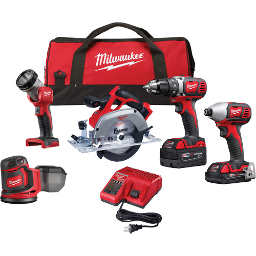 Trousse 5 pi&egrave;ces doutil combin&eacute; M18, Lithium-ion, 18 V PB Rental Co. Ltd.