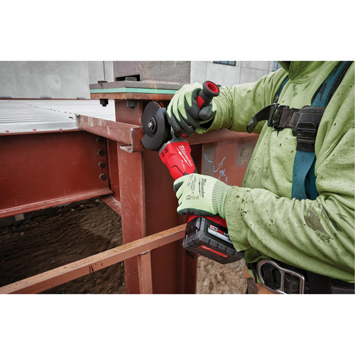 Meuleuse &agrave; frein sans blocage avec interrupteur &agrave; palette plate M18 Fuel, 18 V, Mandrin 5", Lithium-ion PB Rental Co. Ltd.
