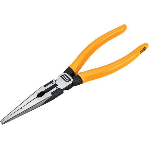 Pitbull Dipped Handle Long Nose Pliers, 8" L PB Rental Co. Ltd.
