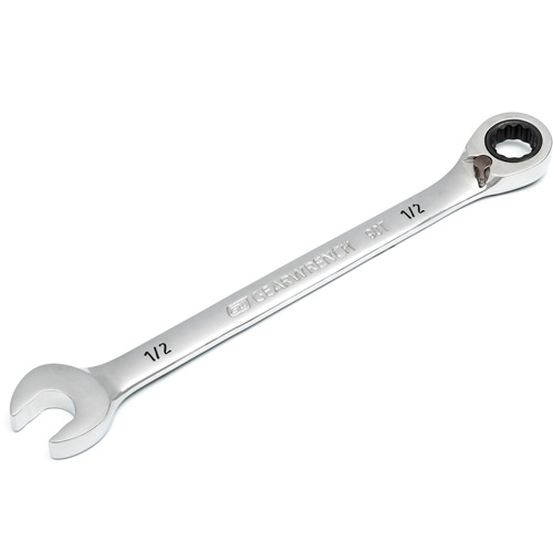 90-Tooth Reversible Ratcheting Wrench, 12 Point, 1/2", Chrome/Polished Finish PB Rental Co. Ltd.