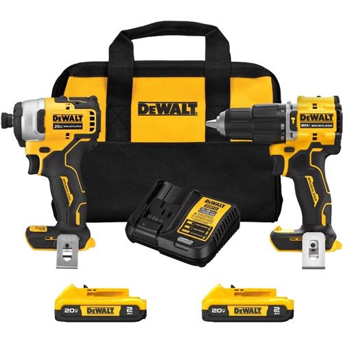 Atomic Cordless & Brushless Two-Tool Combo Kit, Lithium-Ion, 20 V PB Rental Co. Ltd.