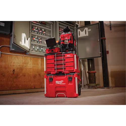 PackOut 4-Drawer Tool Box, 16-3/10" x 22-1/5" x 14-3/10", Red PB Rental Co. Ltd.