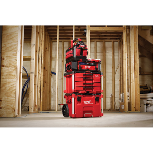 PackOut 4-Drawer Tool Box, 16-3/10" x 22-1/5" x 14-3/10", Red PB Rental Co. Ltd.