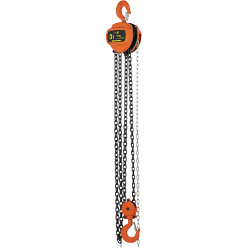 VHC Series Chain Hoists, 10' Lift, 6600 lbs. (3 tons) Capacity, Alloy Steel Chain PB Rental Co. Ltd.