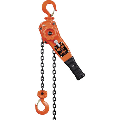 KLP Series Lever Chain Hoists, 5' Lift, 1500 lbs. (0.75 tons) Capacity, Steel Chain PB Rental Co. Ltd.