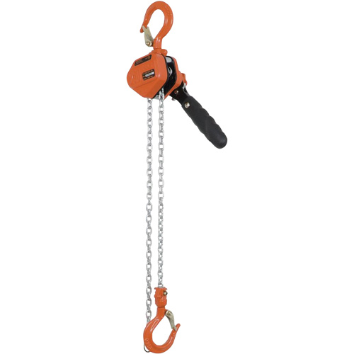 KLP-25-5 KLP Series Lever Chain Hoists, 5' Lift, 500 lbs. (0.25 tons) Capacity, Steel Chain PB Rental Co. Ltd.