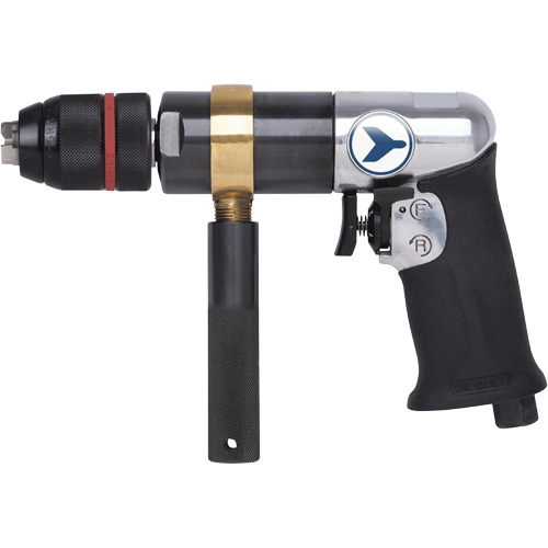 AD12VSR Perceuse pneumatique &agrave; vitesse variable, 6 pi³/min, 1/4" NPT, 1/2" mandrin, Sans cl&eacute; PB Rental Co. Ltd.