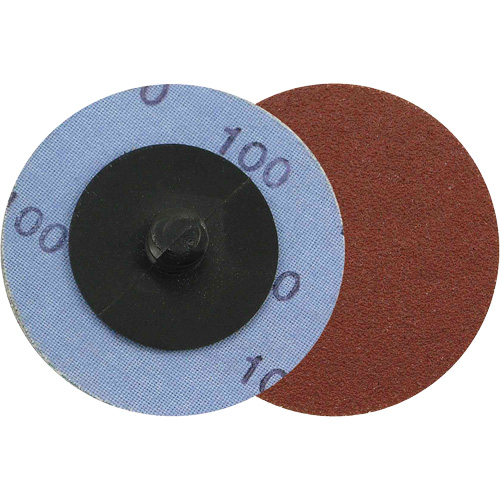 Support en tissu pour disques de ponçage pour rectifieuses — pour l'acier, 2" dia., Grain 100, Oxyde d'aluminium PB Rental Co. Ltd.
