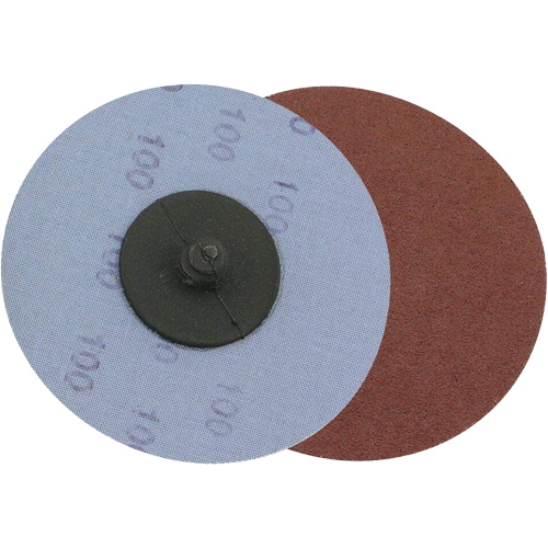 Support en tissu pour disques de ponçage pour rectifieuses — pour l'acier, 3" dia., Grain 36, Oxyde d'aluminium PB Rental Co. Ltd.
