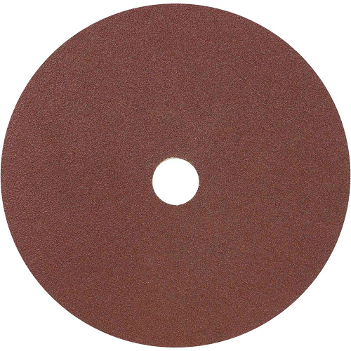 Disque de ponçage en fibre de r&eacute;sine pour meuleuses &agrave; angle — pour l'acier, 7" dia., Grain A60, Oxyde d'aluminium PB Rental Co. Ltd.