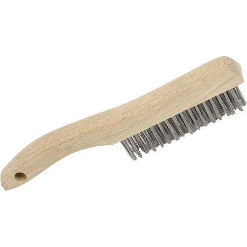 4SHSS Brosse &agrave; r&eacute;curer manuelle, Acier inoxydable, 4 x 16 rangs de fils, Longueur 10" PB Rental Co. Ltd.