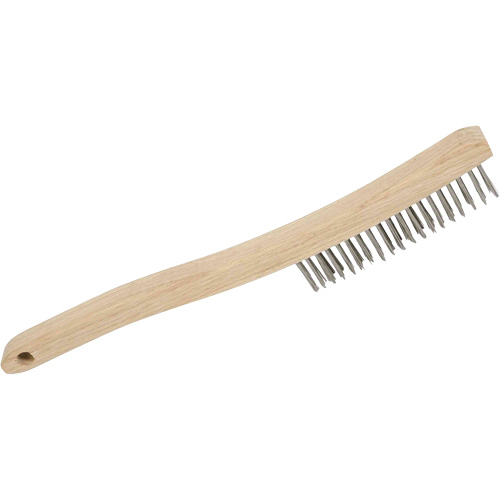 3LHSS Hand Scratch Brushes, Stainless Steel, 3 x 19 Wire Rows, 13-3/4" Long PB Rental Co. Ltd.