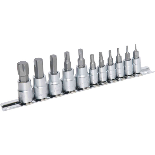 JHBS-11M Hextractor Metric Bit Socket Set, Hex, 1/4"/3/8" Drive, 11 Pcs PB Rental Co. Ltd.