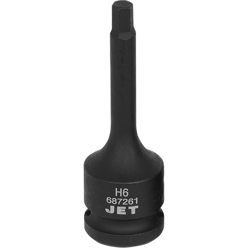 Impact Socket Bits, Hex, 6 mm x 1/2" Drive PB Rental Co. Ltd.