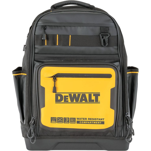PRO Backpack, 13-3/4" L x 7-3/4" W, Black/Yellow PB Rental Co. Ltd.