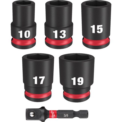 Shockwave Impact Duty Metric Socket Set, 6 Pcs, Impact, 3/8" Drive Size PB Rental Co. Ltd.