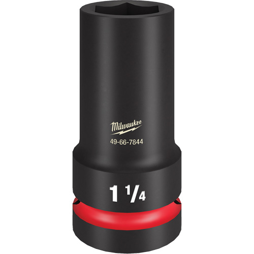 Douille &agrave; paroi extra mince Shockwave Impact Duty, Chocs, 1-1/4", Prise 1", 6 pans, Profond PB Rental Co. Ltd.