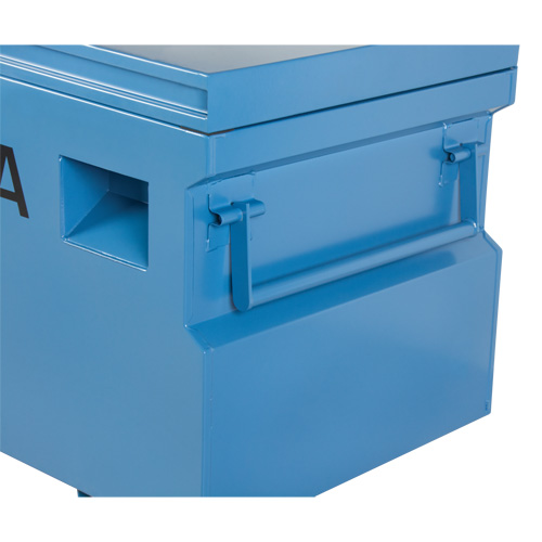 Coffre &agrave; outils de chantier, 60" x 24" x 27-1/2", Acier, Bleu PB Rental Co. Ltd.