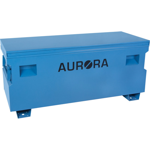 Coffre &agrave; outils de chantier, 60" x 24" x 27-1/2", Acier, Bleu PB Rental Co. Ltd.