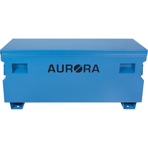 Coffre &agrave; outils de chantier, 60" x 24" x 27-1/2", Acier, Bleu PB Rental Co. Ltd.
