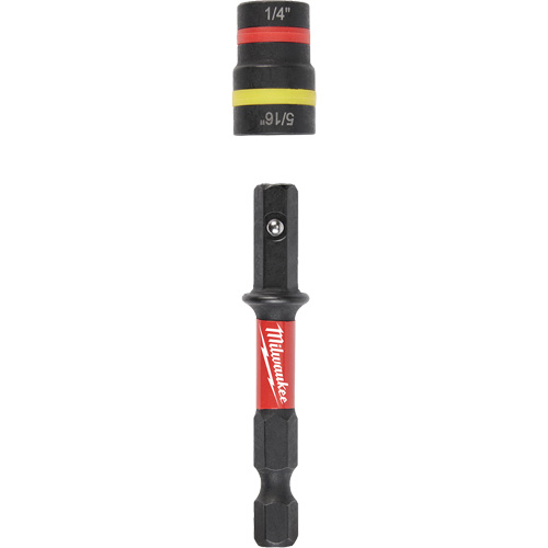 Tourne-&eacute;crous 2-en-1 Shockwave Impact Duty Quik-Clear, 5/16"/1/4" prise, 2-1/4" lo, Magn&eacute;tique PB Rental Co. Ltd.