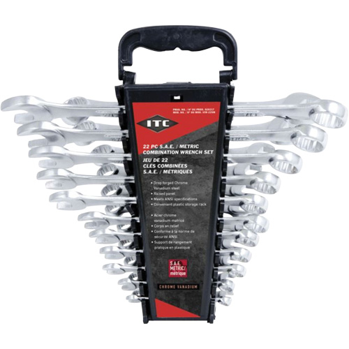ICW-22SM Wrench Set, Combination, 22 Pieces, Imperial and Metric PB Rental Co. Ltd.