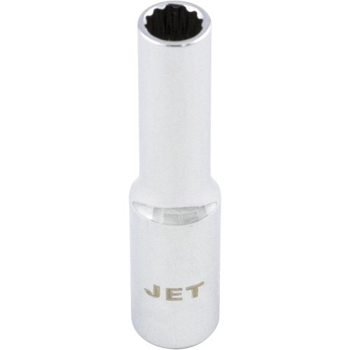 Chrome Socket, 4 mm, 1/4" Drive, 12 Points, Deep PB Rental Co. Ltd.