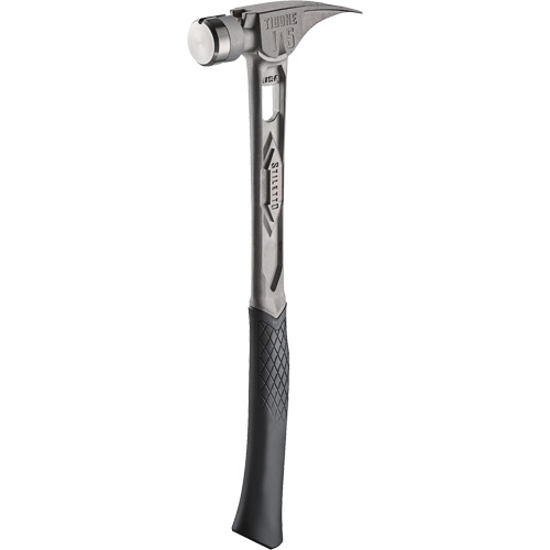 Marteau de charpente en titane lisse TIBONE, 15 oz, Prise en Acier plein, 17-17/50" lo PB Rental Co. Ltd.