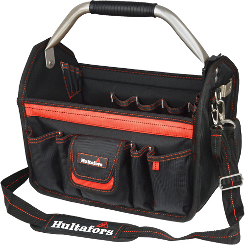 14" Open-Top Tool Carrier, Ballistic Polyester, Black/Red PB Rental Co. Ltd.