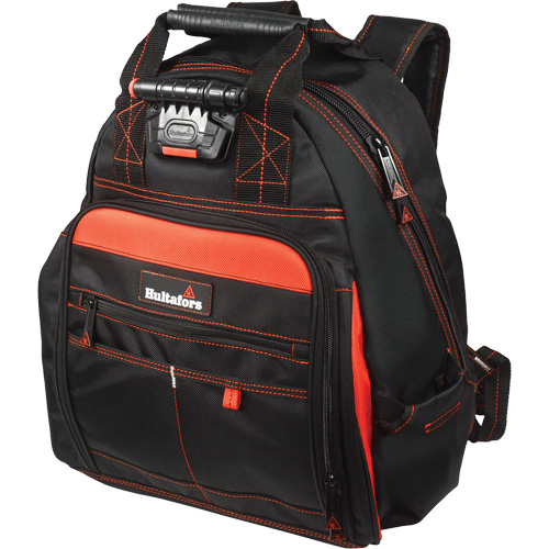 Lighted Tool Backpack, Black/Red, Ballistic/Polyester PB Rental Co. Ltd.