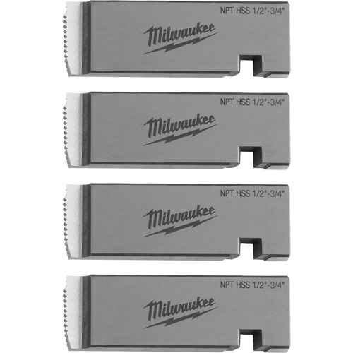 Fili&egrave;res de filetage pour tuyaux universel NPT, Pour tuyau de 1/2"-3/4", Haute vitesse pour acier inoxydable PB Rental Co. Ltd.